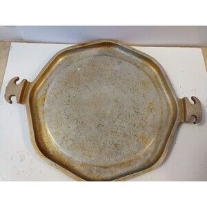 Vintage Guardian Service 12" Octagon Griddle Sizzler Platter Cast Aluminum Tray